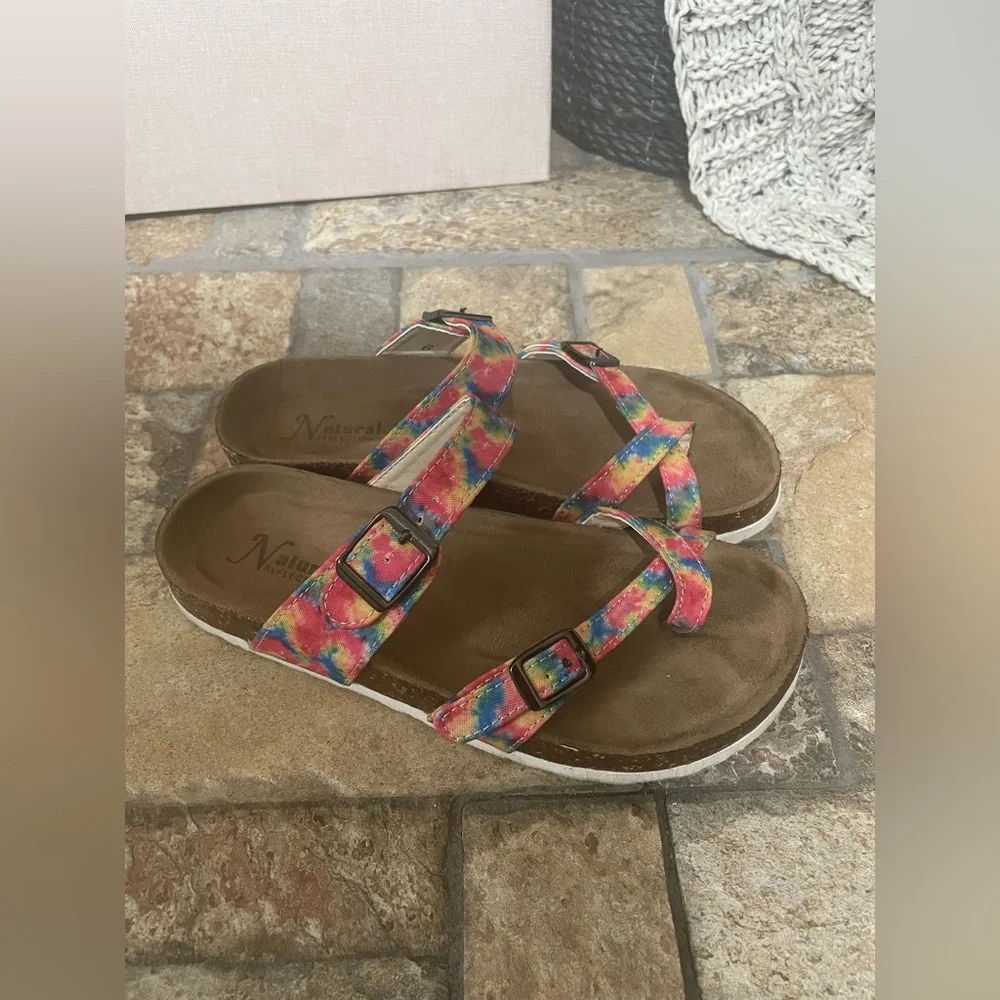 Natural Reflections Tie-Dye Sandals!! - Picture 2 of 4